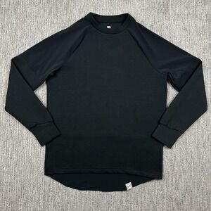 Under Armour‎ Shirt Mens Medium Black Long Sleeve Crewneck Performance EUC